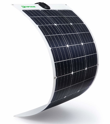Esnek İnce Güneş Panelleri 12v 24V Bükülebilir 100w Monokristal Güneş Paneli