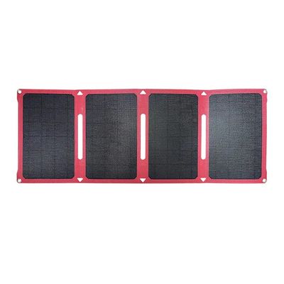 28w Katlanmış Güneş Enerjisi Güneş Panelleri Eğlenceli Cep 12v / 15v Kamp için Güç Kitsleri ile