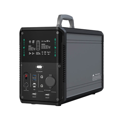 1500w 1380Wh Kamp Ev Acil Güç Kaynağı İçin Taşınabilir Açık Güneş Jeneratörü