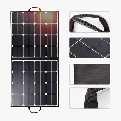 Tekneler OEM için 18V 32v 100w Katlanabilir Güneş Paneli Şarj Pil