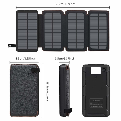 Cep Telefonu için OEM 25000mAh 6W Güneş Enerjili Güç Bankası Şarj Paneli