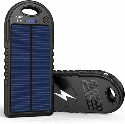 18W 10000mAh Güneş Enerjili Güç Bankası USB C Şarj Cihazı OEM