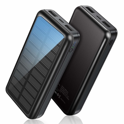 IPhone için IPX5 Güneş Enerjili Taşınabilir Şarj Cihazı 30000mAh Pil Paketi