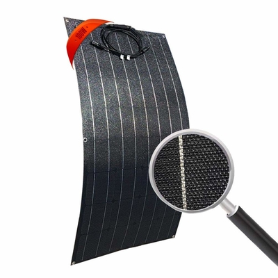 RV için 100 Watt Suya Dayanıklı Esnek Monokristal Güneş Paneli Mono Güneş Modülü