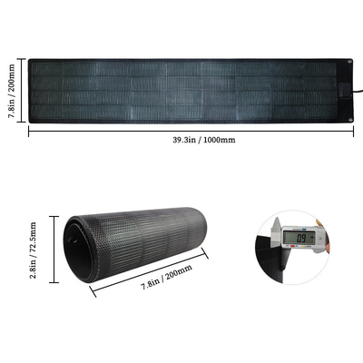 Karavanlar İçin Yuvarlanabilen 150W İnce Esnek Güneş Panelleri