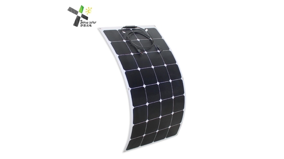 Araba Tekne için 12V 110W İnce Esnek Güneş Panelleri Monokristal Güneş Modülü