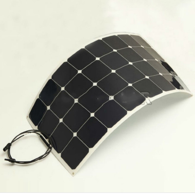 Araba Tekne için 12V 110W İnce Esnek Güneş Panelleri Monokristal Güneş Modülü