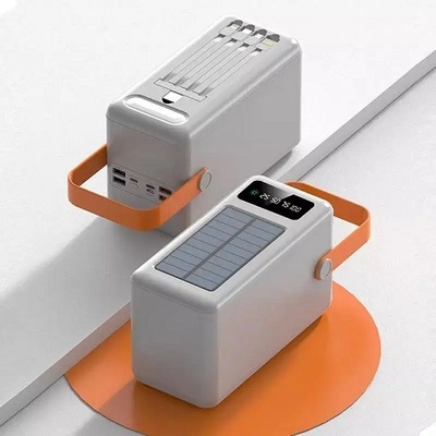 Seyahat Açık Solar Şarj Cihazı Büyük Kapasiteli Taşınabilir Güneş Enerjisi Bankası 200000mAh