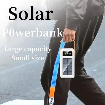 Seyahat Açık Solar Şarj Cihazı Büyük Kapasiteli Taşınabilir Güneş Enerjisi Bankası 200000mAh