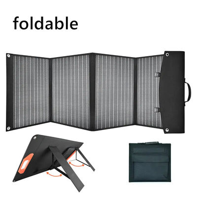 Ev Dış Mekan İçin Esnek 5 Kat Katlanabilir Güneş Paneli 100W 18v Güneş Pili Paneli