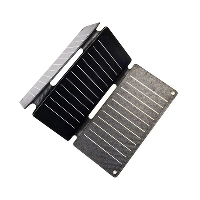 12V USB Şarj Aleti Taşınabilir Güneş Paneli 21W Monokristal Silikon Katlanabilir Güneş Panelleri