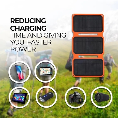 Mini Küçük Güneş Paneli 15W Açık Su Geçirmez Taşınabilir Katlanmış Sola Panelleri