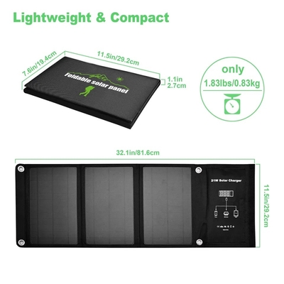 Akıllı Telefon / Kamera / PSP / Güç Bankası için Mini Katlanabilir Güneş Paneli 120w