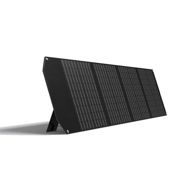 Dizüstü Şarj Aleti / Kamp Dış Mekan İçin Siyah Esnek Taşınabilir 100w Katlanabilir Güneş Paneli