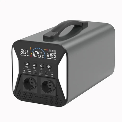 110V 220V Lifepo4 Pil Kapalı Izgara Taşınabilir Güneş Enerjisi Jeneratörü 1000W Taşınabilir Güç İstasyonu