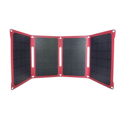 28w Katlanmış Güneş Enerjisi Güneş Panelleri Eğlenceli Cep 12v / 15v Kamp için Güç Kitsleri ile