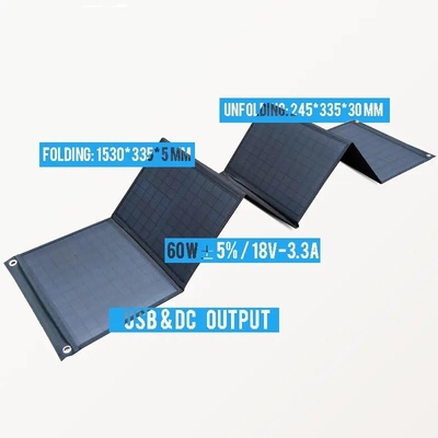 Sıcak Satış 60w 120W 300W 600W Açık Katlanır Güneş Paneli Cep Ev Kullanımı İçin Mobil Şarj Güneş Paneli Sistemi