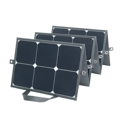 Katlanabilir Güneş Paneli 110W ETFE Taşınabilir 6 Katlanır Seyahat Şarj Cihazı Evde Kullanım Güneş Paneli