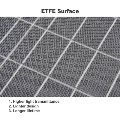 ETFE 100W GÜNEŞ PANELI katlanabilir şarj kiti 60w 100w 3 kat 5 kat taşınabilir güç şarj etmek için her bir güneş modülü