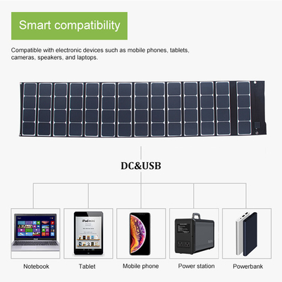 Güç Bankası Kamp Seyahat Teknesi için 180W Sunpower Katlanabilir Güneş Paneli
