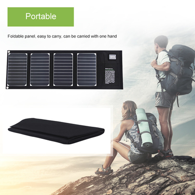 Solar Charger 20w Katlanabilir Solar Panel Şarj Cihazı, 2 Usb Çıkışlı Suya Dayanıklı
