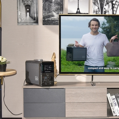 1380Wh Ev RV Acil Durum Taşınabilir Güç İstasyonu Jeneratör USB-C Hızlı Şarj