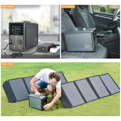 1380Wh 3000W Taşınabilir Mini Güneş Paneli Jeneratör Sistemi Kitleri