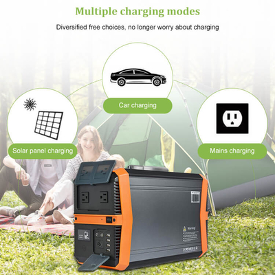 110V 220V Li İyon Santrali Banka Enerjisi Güneş Jeneratörü 1000W