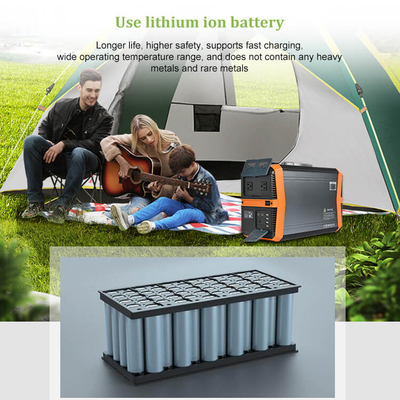 Ac 110v 220v Güneş Jeneratör İstasyonu 1503Wh 12v Lityum Pil Paketi