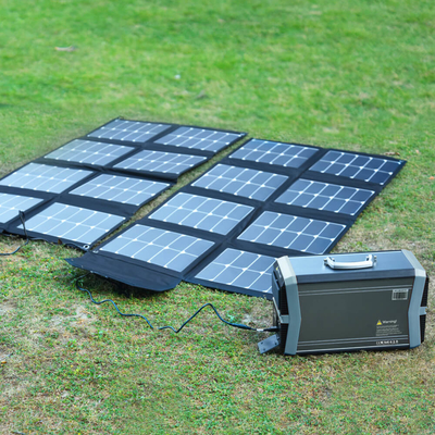 Ac 110v 220v Güneş Jeneratör İstasyonu 1503Wh 12v Lityum Pil Paketi