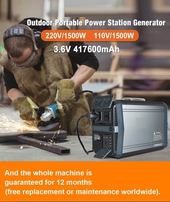 MPPT Li İyon Santrali Güneş Enerjili İnverter Jeneratör 1500W