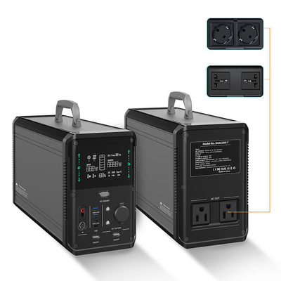 220v Çıkışlı 1075wh Usb Taşınabilir Güç İstasyonu Güneş Jeneratör Kiti