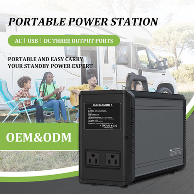 Lifepo4 Pil Taşınabilir Enerji Santrali Buzdolabı 1000wh için Taşınabilir Elektrik Santrali