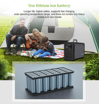 1075Wh 220V 110V Powered Solar Jeneratör İstasyonu Kamp Ev Enerji Depolama