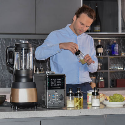 Gece Görüş Sistemli OEM Li İyon Santrali 240v Taşınabilir Güneş Enerjisi Jeneratörü