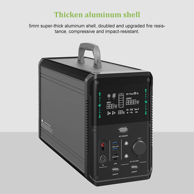 Lifepo4 Pil ile 1380Wh Güneş Jeneratör İstasyonu Acil Yedekleme Güneş Enerjisi Sistemi