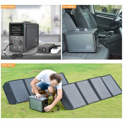AC 1500w Suya Dayanıklı Güneş Enerjili İnverter Jeneratör Lifepo4 Pil 28.8v 48ah