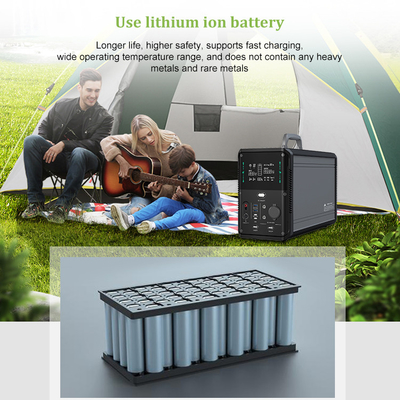 Taşınabilir 1kw Lifepo4 Güneş Jeneratörü Santrali 220v 110v