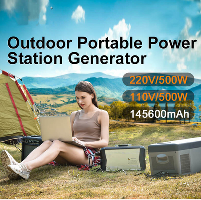 Hepsi Bir Arada Inverter Off Grid Li Ion Güç Santrali Güneş Enerjisi Jeneratörü 500W