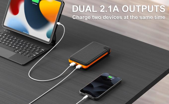 Cep Telefonu için OEM 25000mAh 6W Güneş Enerjili Güç Bankası Şarj Paneli 1