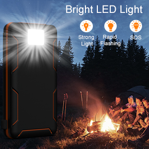 Cep Telefonu için OEM 25000mAh 6W Güneş Enerjili Güç Bankası Şarj Paneli 5